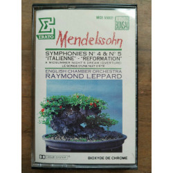 Mendelssohn Symphonies No 4 No 5 - Raymond Leppard Cassette...