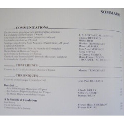 Annales de la Société d'émulation des VOSGES