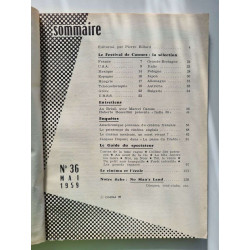 Cinéma 59 nº 36 - Avril 1959