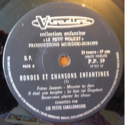 Rondes Et Chansons Enfantines N° 1