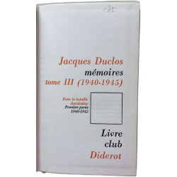 Mémoires tome 3 (1940-1945)