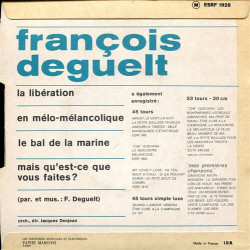 La Libération / En Melo-Melancolique / Le Bal De La Marine / Mais...