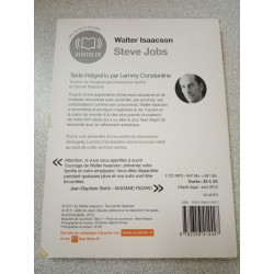 Steve Jobs lu par Lemmy Constantine (2 CD MP3): Livre audio 2 CD MP3
