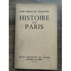 Histoire de Paris Union Bibliophile de france
