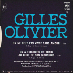 On Ne Peut Pas Vivre Sans Amour / On A Toujours Un Train Au Bout...