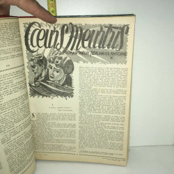 RELIURE romans inédits SUPPLEMENT au PETIT ECHO DE LA MODE 1953 1954