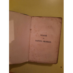 M. Olier - Traité des Saints Ordres Méquignon Junior et J. Leroux 1845
