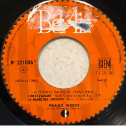 Quatre Célèbres Valses De Franz Lehar