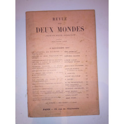 Revue des deux mondes 1 Novembre 1931