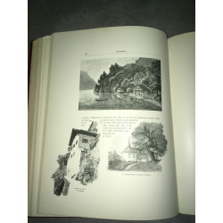 j c heer LE LAC DES quatre cantons ET LA SUISSE PRIMITIVE 800 gravure