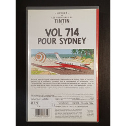 Vhs - Les aventures de Tintin vol 714 pour Sydney