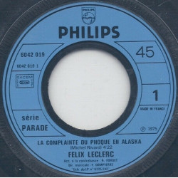 La Complainte Du Phoque En Alaska / L'Encan