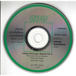 Cabaza Percussion Quartet Vol. 2