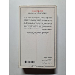 Les méditations métaphysiques