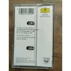 Mozart Piano Concertos Nos 21 27 - Rudolf Serkin Cassette Audio-K7