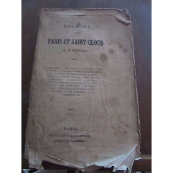 Degmont Paris et Saint-Cloud au 18 Brumaire Barba au Palais-Royal