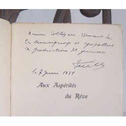 Pierre de Soucy AUX ASPERITES DU REVES poémes dédicacé Joseph...
