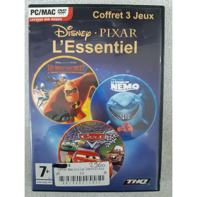 Jeu vidéo - Disney Pixar - 3 jeux