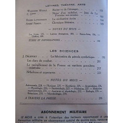 Le mois Synthèse de l'Activité mondiale du 1er Décembre 39 au 1er...