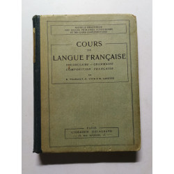 Cours de Langue Française - 1935