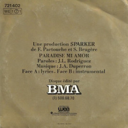 Paradise Mi Amor (Version Originale)