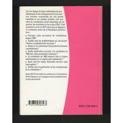 Histoire Constitutionnelle Francaise 1789 à Nos Jours