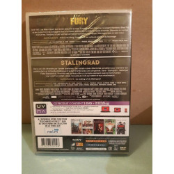 Pack 100 guerre Stalingrad et Fury 2 DVD