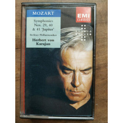 Mozart Symphonies 29 40 41 Jupiter - Herbert von Karajan Cassette...