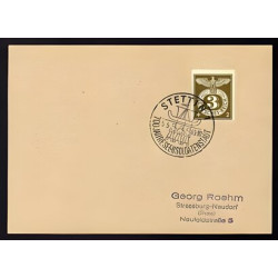 Allemagne n 762 Yv. cachet WW2 STETTIN 1 Mi. 830