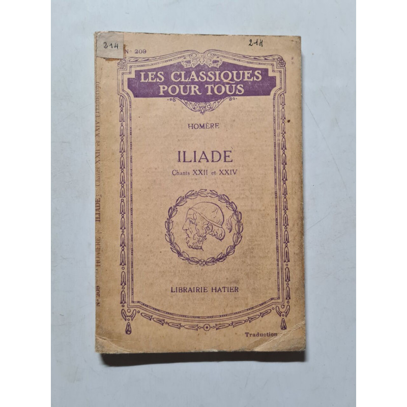 Iliade chants XXII et XXIV