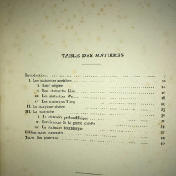 h d'Ardenne de Tizac LA SCULPTURE CHINOISE éd g Van Oest CHINE BB3A