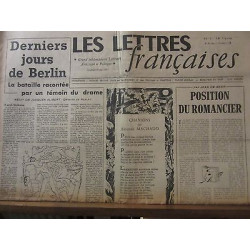 Les Lettres Françaises n155 9 mai 1947 paulhan machado triolet peynet