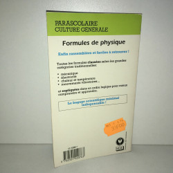von der Weid FORMULES DE PHYSIQUE POCHE