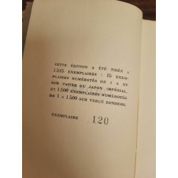 Prosper Mérimée Colomba Le divan numérotés Exemplaire n120