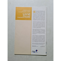 Livret d'accueil du personnel hospitalier