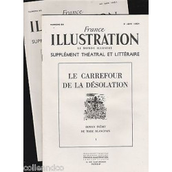 FRANCE ILLUSTRATION supplément théatral n 84-85 Le Carrefour De La...