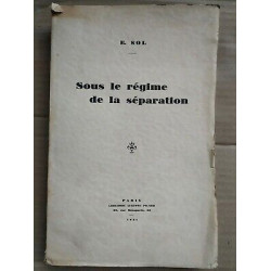 e Sol Sous le régime de la séparation Auguste picard