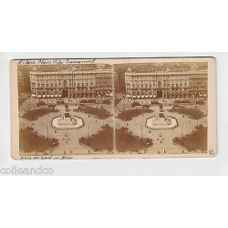 Vue Stéréoscopique Stéréo ITALIE VENISE Basilique saint marc MILAN...