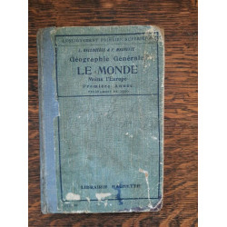 Géographie Générale Le Monde Moins l'Europe hachette