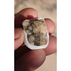 Cerusite sur barytine et galène BCG6 27gr 33mmx23mm