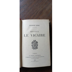 George Bois Monsieur Le Vicaire