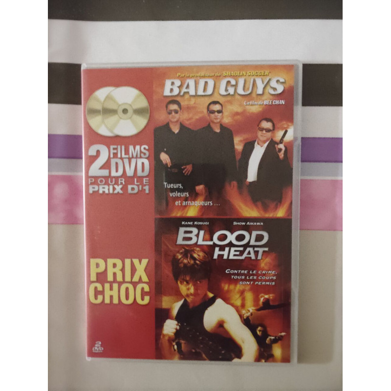 2 films dvd - bad guys + blood heat