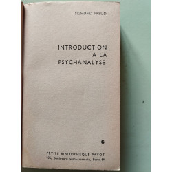 Introduction à la psychanalyse [Broché] [Jan 01 1974] Freud Sigmund