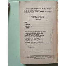 Introduction à la psychanalyse [Broché] [Jan 01 1974] Freud Sigmund