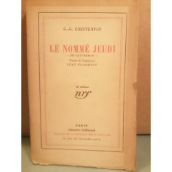 g k chesterton Le nommé Jeudi Un cauchemar Gallimard nrf