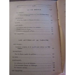 Le mois Synthèse de l'Activité mondiale du 1er Décembre 35 au 1er...