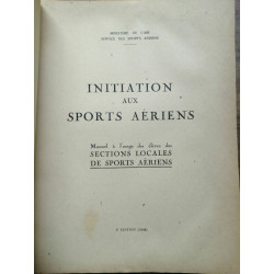 Initiation aux Sports aériens Manuel à l'usage des èléves