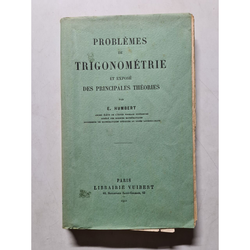 Problèmes de trigonométrie