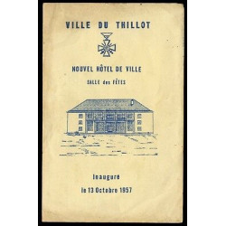 88 LE THILLOT Inauguarion Nouvel Hôtel de Ville Salle des Fêtes VOSGES