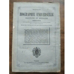 Biographie Universelle - Ancienne et moderne Tome 29 et Cie